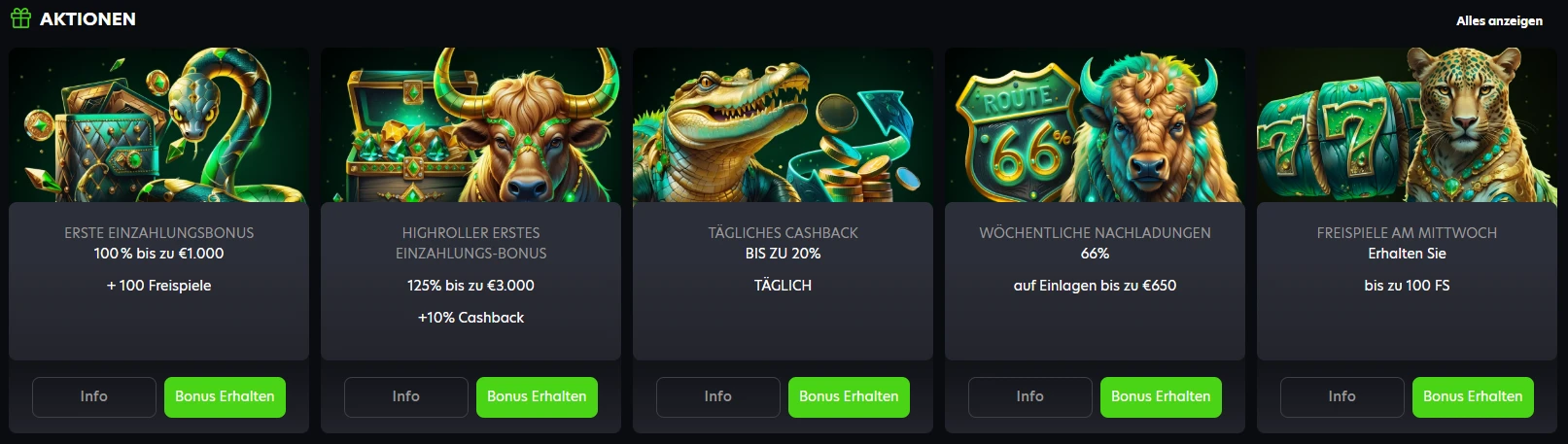 Woechentliche Aktionen